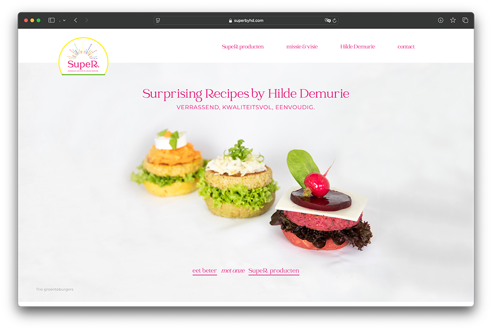 webdesign en ontwikkeling website door specter voor super by hd